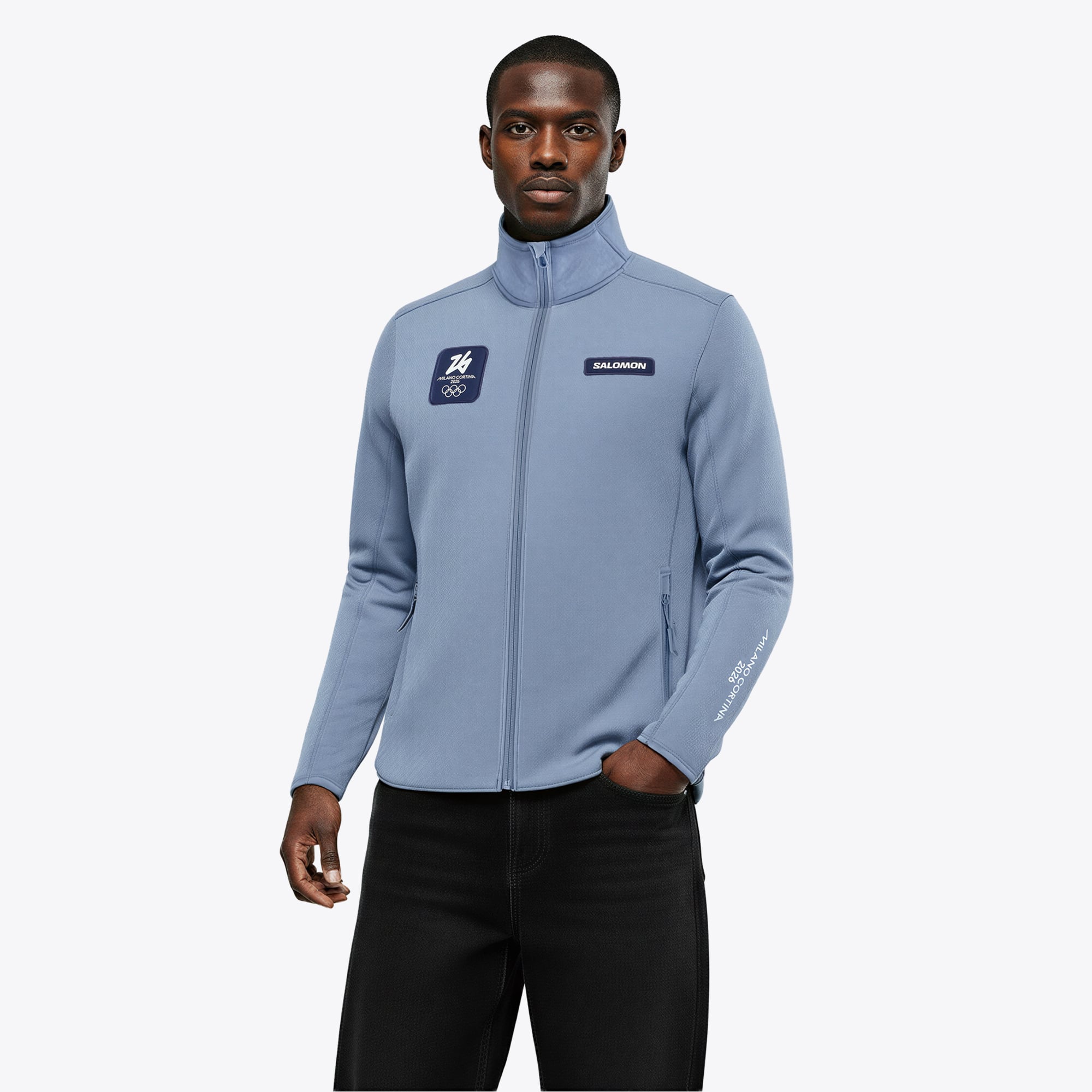 Milano Cortina 2026 Olympics Salomon Outline Warm Jacket - Blu