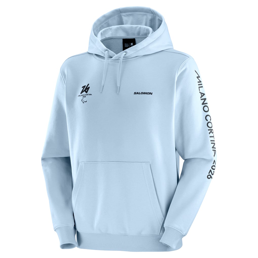 Milano Cortina 2026 Paralympics Salomon Logo Graphic Hoodie - Blue 