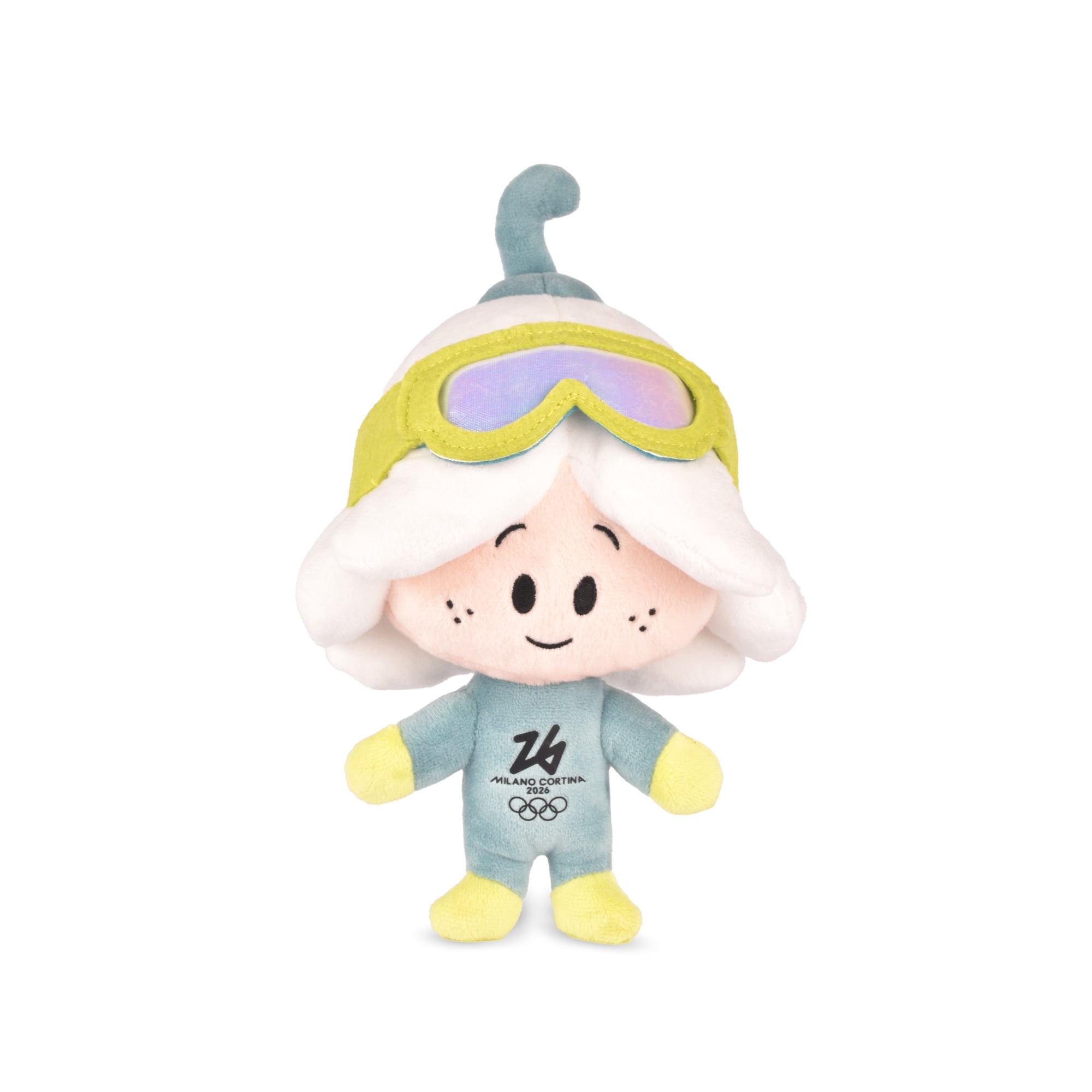 ミラノ・コルティナ2026オリンピック フロー スキーマスク ぬいぐるみ 