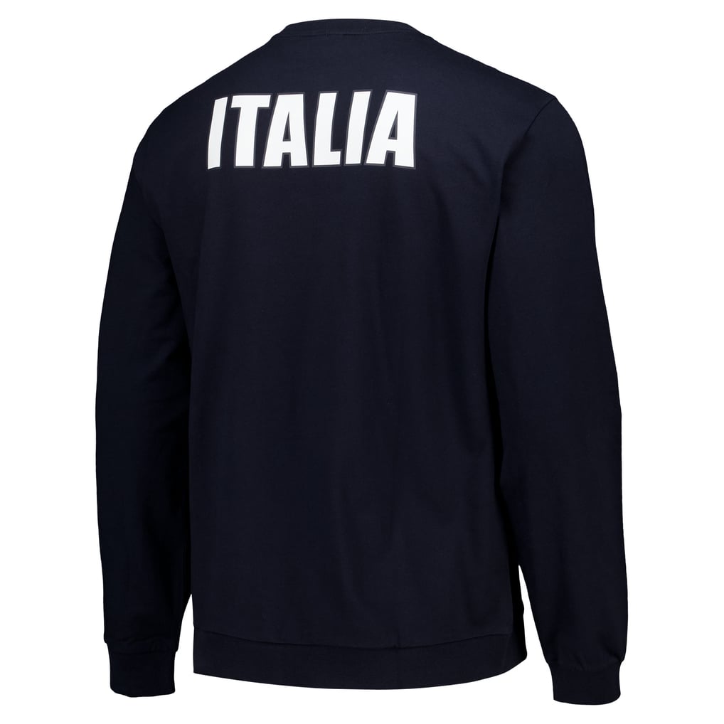 Team Italy EA7 Emporio Armani Crew Sweat - Navy