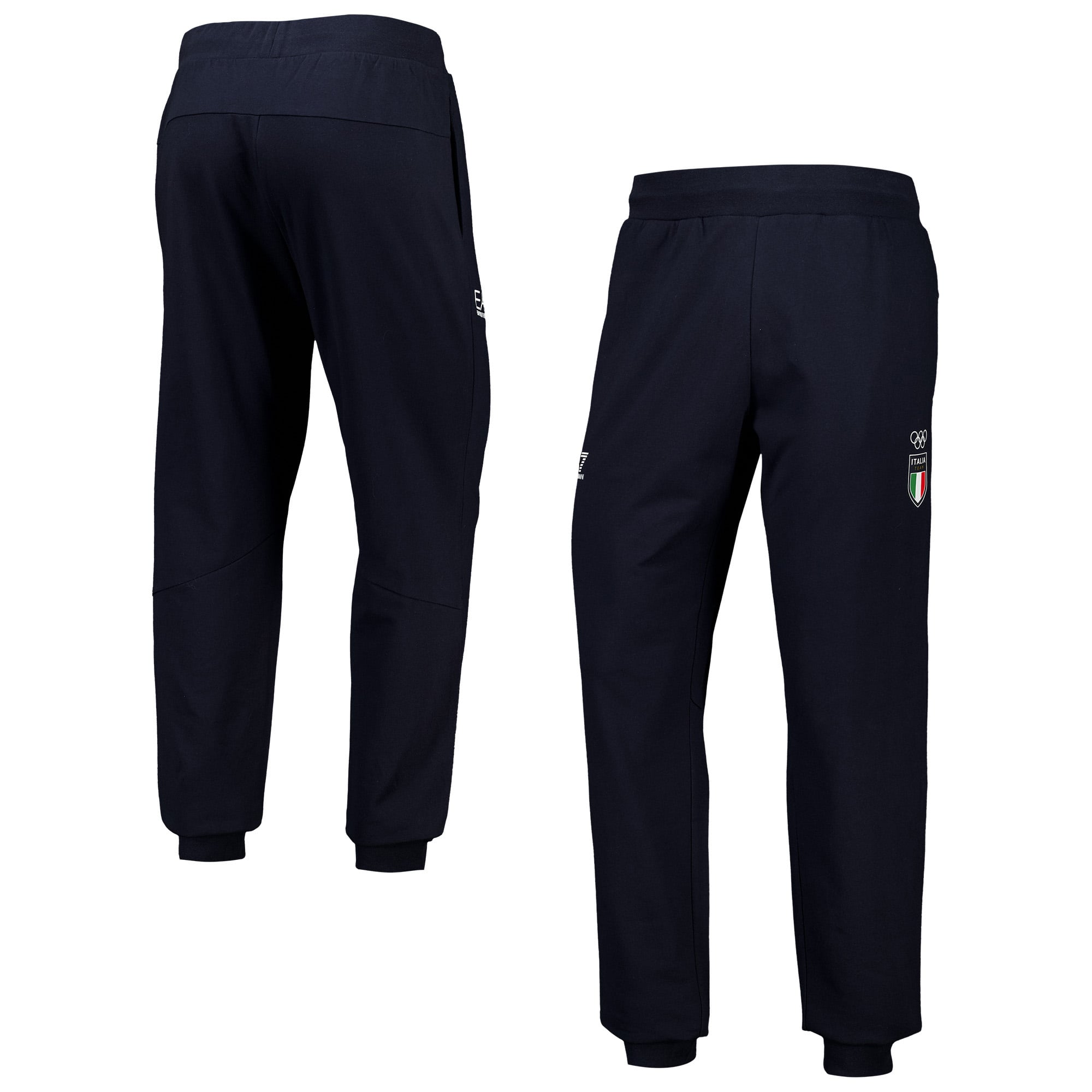 Team Italy EA7 Emporio Armani Jog Pants - Navy