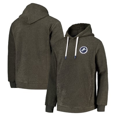 Millwall Sherpa Oversized Hoodie - Grey - Mens