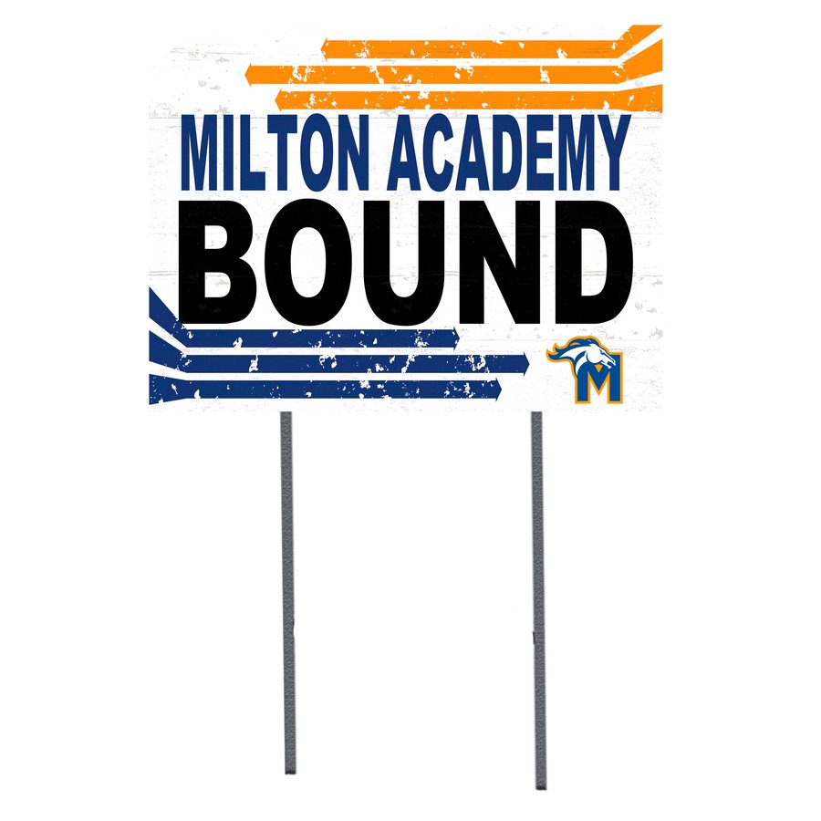 White Multon White Milton Academy Mustangs 18