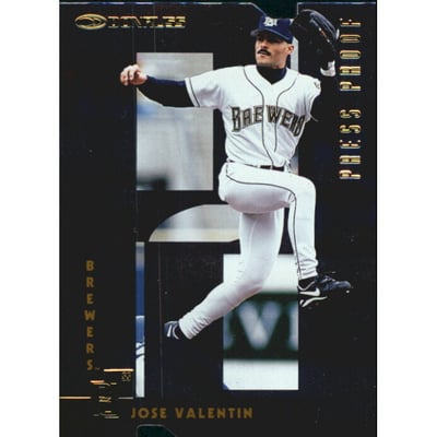 1997 Donruss Gold Press Proofs #240 Jose Valentin