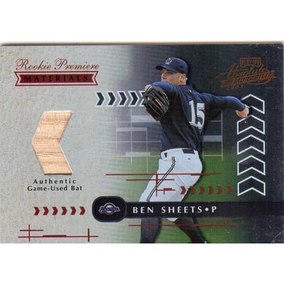 2001 Absolute Memorabilia #161 Ben Sheets RPM