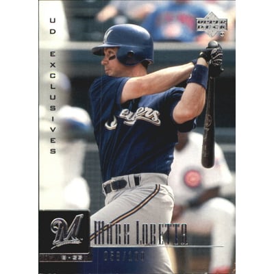 2001 Upper Deck Exclusives Silver #163 Mark Loretta