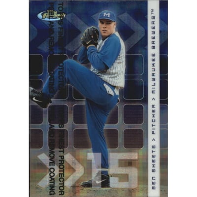 2002 Finest X-Fractors Protectors #85 Ben Sheets