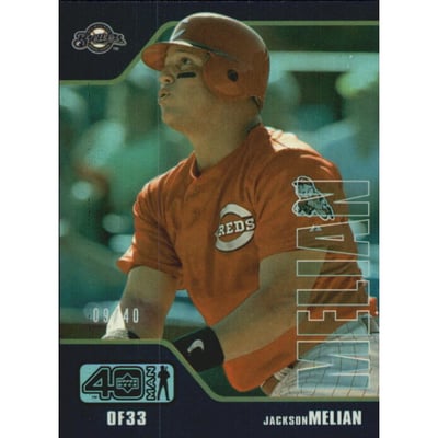 2002 Upper Deck 40-Man Electric Rainbow #561 Jackson Melian