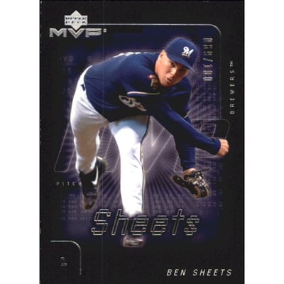 2002 Upper Deck MVP Silver #162 Ben Sheets