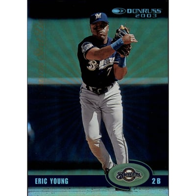 2003 Donruss Stat Line Season #318 Eric Young/31