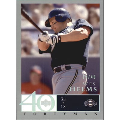 2003 Upper Deck 40-Man Rainbow #418 Wes Helms