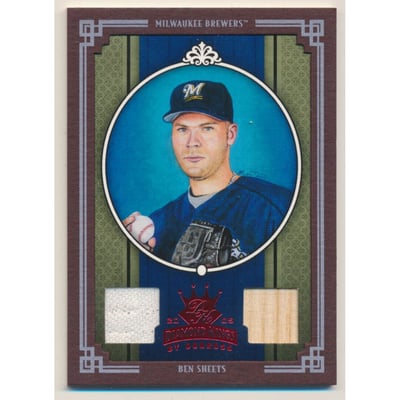 2005 Diamond Kings Materials Framed Red #124 Ben Sheets Bat-Pants/100