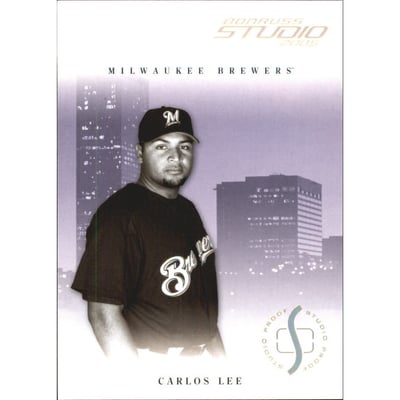 2005 Studio Proofs Gold #162 Carlos Lee