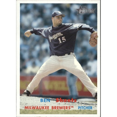 2006 Topps Heritage #280 Ben Sheets SP
