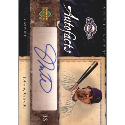 2007 Artifacts Autofacts #JE Johnny Estrada