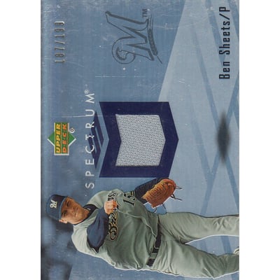 2007 Upper Deck Spectrum Swatches #BS Ben Sheets