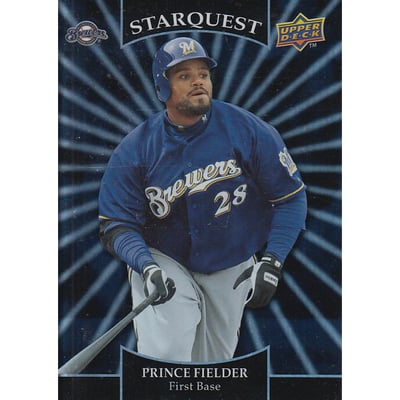 2009 Upper Deck StarQuest Ultra Rare Black #SQ22 Prince Fielder