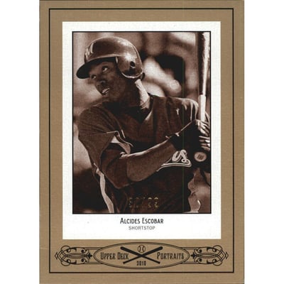 2010 Upper Deck Portraits Gold #SE47 Alcides Escobar