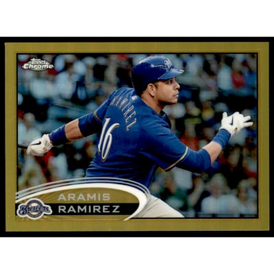 2012 Topps Chrome Gold Refractors #146 Aramis Ramirez