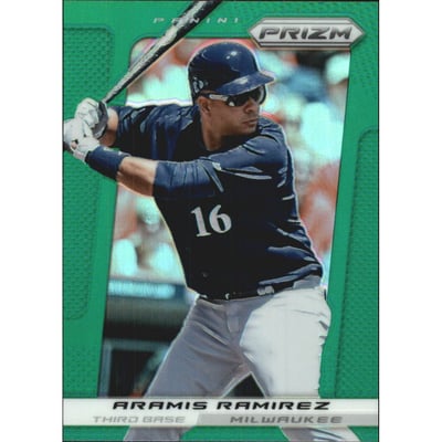 2013 Panini Prizm Prizms Green #64 Aramis Ramirez