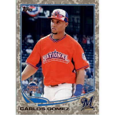 2013 Topps Update Camo #US20 Carlos Gomez