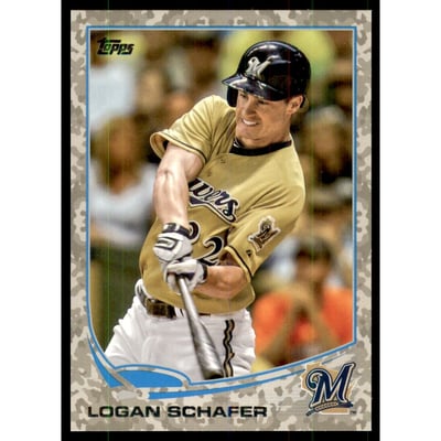 2013 Topps Update Camo #US291 Logan Schafer