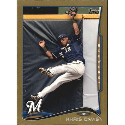 2014 Topps Mini Gold #326 Khris Davis