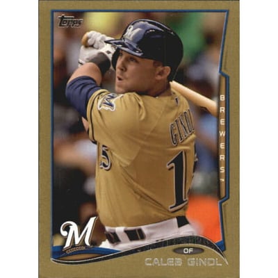 2014 Topps Mini Gold #472 Caleb Gindl