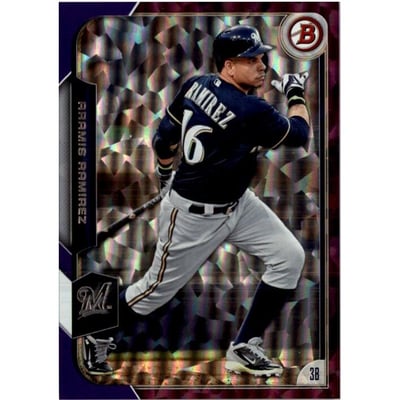 2015 Bowman Purple Ice #108 Aramis Ramirez