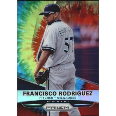 2015 Panini Prizm Prizms Tie Dyed #67 Francisco Rodriguez