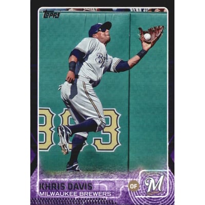 2015 Topps Toys R Us Purple Border #115 Khris Davis