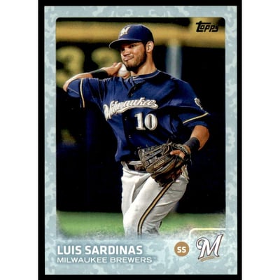 2015 Topps Update Snow Camo #US317 Luis Sardinas