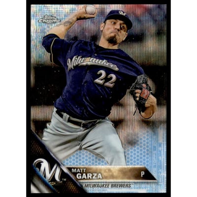 2016 Topps Chrome Blue Wave Refractors #154 Matt Garza