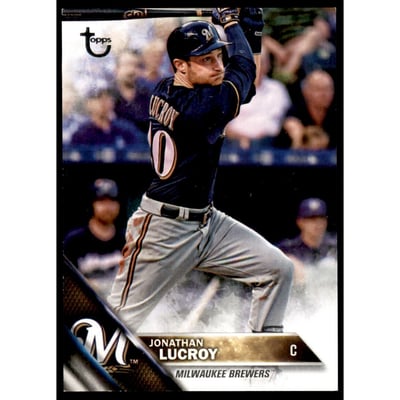 2016 Topps Vintage Stock #344 Jonathan Lucroy