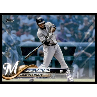 2018 Topps Father's Day Blue #377 Domingo Santana
