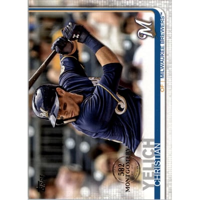 2019 Topps Factory Set 582 Montgomery #300 Christian Yelich