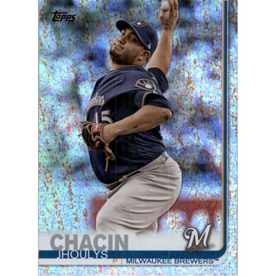 2019 Topps Factory Set Sparkle Foil #642 Jhoulys Chacin