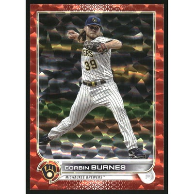 2022 Topps Orange Foilboard #240 Corbin Burnes