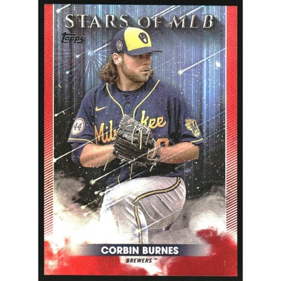 2022 Topps Stars of MLB Red #SMLB59 Corbin Burnes