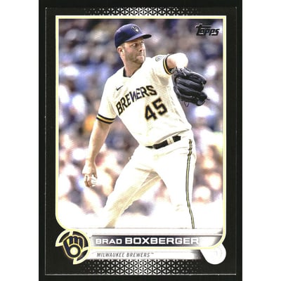 2022 Topps Update Black #US61 Brad Boxberger