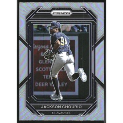2023 Panini Prizm Prizms Silver #105 Jackson Chourio