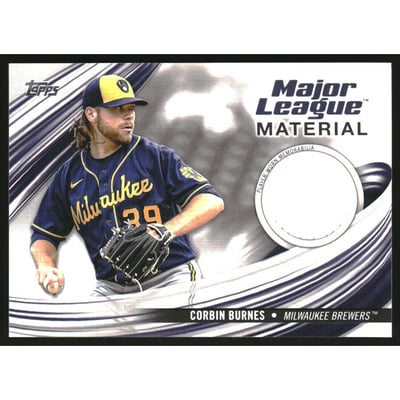 2023 Topps Major League Materials #MLMCB Corbin Burnes