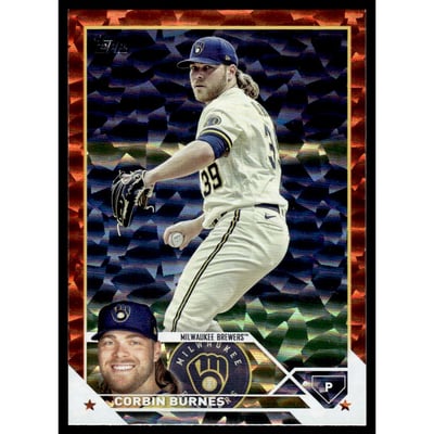2023 Topps Orange Foil #225 Corbin Burnes