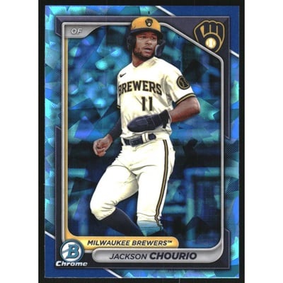 2024 Bowman Chrome Sapphire Prospects #BCP140 Jackson Chourio