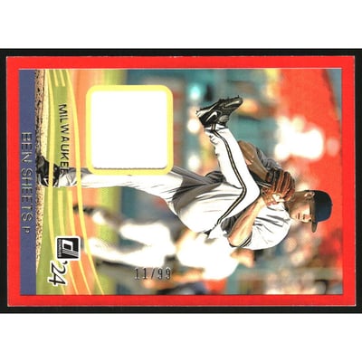 2024 Donruss Retro '84 Materials Red #16 Ben Sheets