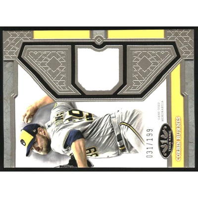 2024 Topps Tier One Relics #T1RCBU Corbin Burnes/199