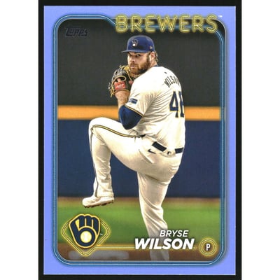 2024 Topps Update Father's Day Blue #US45 Bryse Wilson