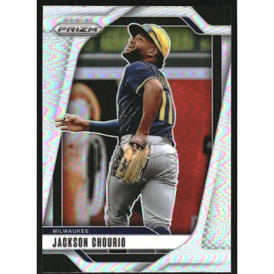 2025 Panini Prizm Prizms Silver #108 Jackson Chourio