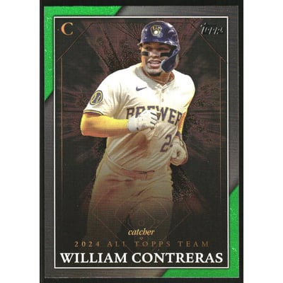 2025 Topps '24 All-Topps Team Green Foil #ATT6 William Contreras