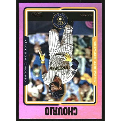 2025 Topps Archives Pink Foilboard #268 Jackson Chourio